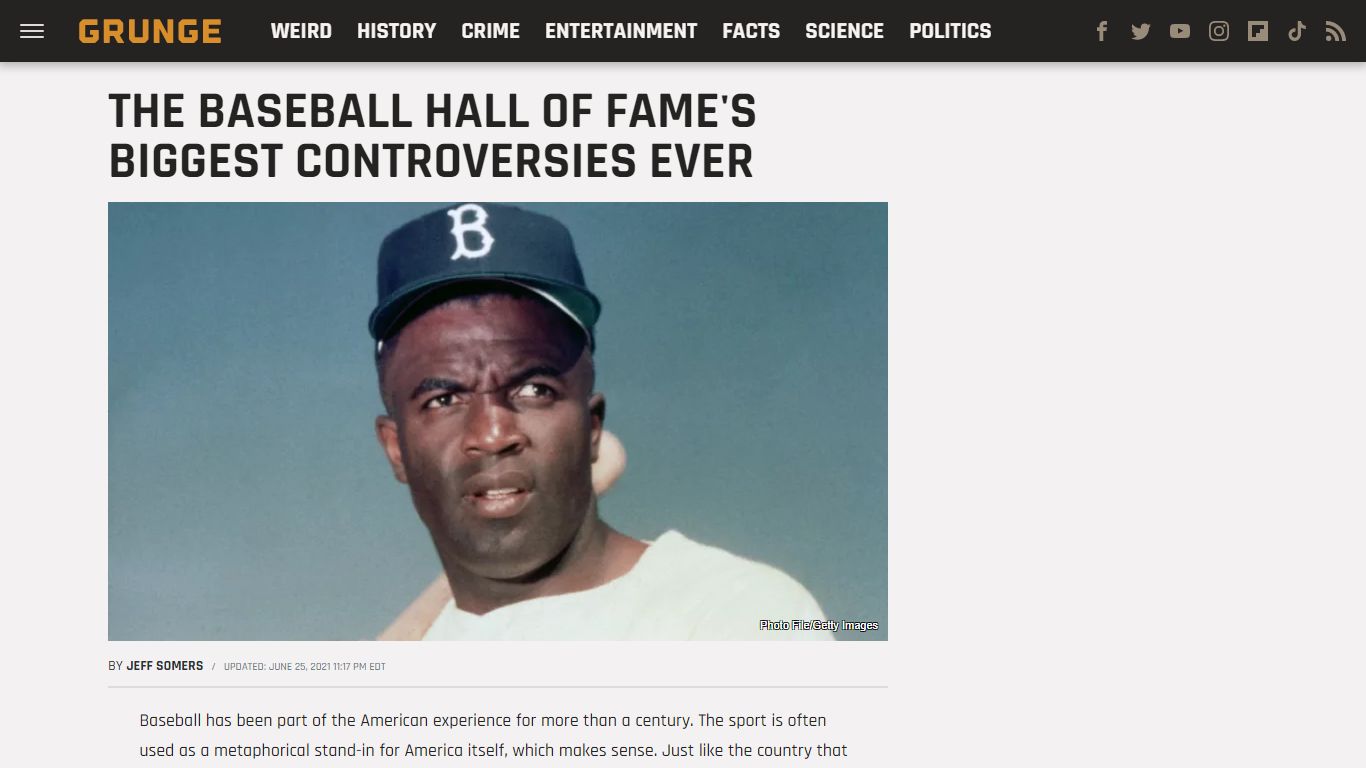 The Baseball Hall Of Fame's Biggest Controversies Ever - Grunge.com