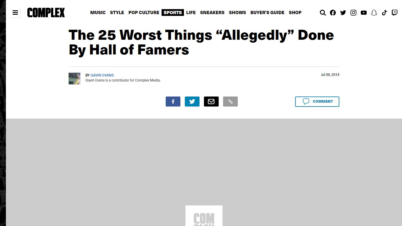 The 25 Worst Things “Allegedly” Done By Hall of Famers